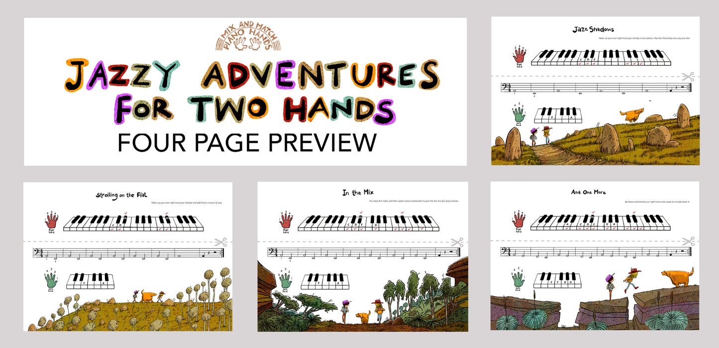 Jazzy Adventures for Two Hands