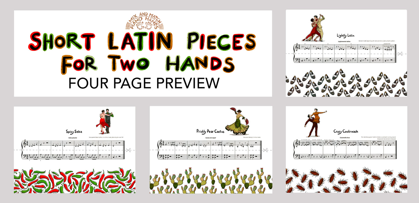 Short Latin Pieces for Two Hands